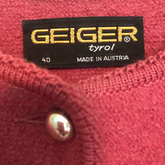 Vintage Geiger Tyrol Austrian Wool Jacket - Picture 2 of 5